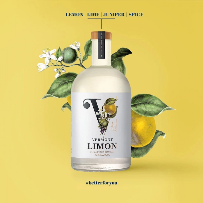 VerGin Limón – Alcohol-Free Spirit with Bright Citrus and Bold Juniper VerGin Limón alcohol-free botanical spirit with lemon, lime, juniper, and spice notes